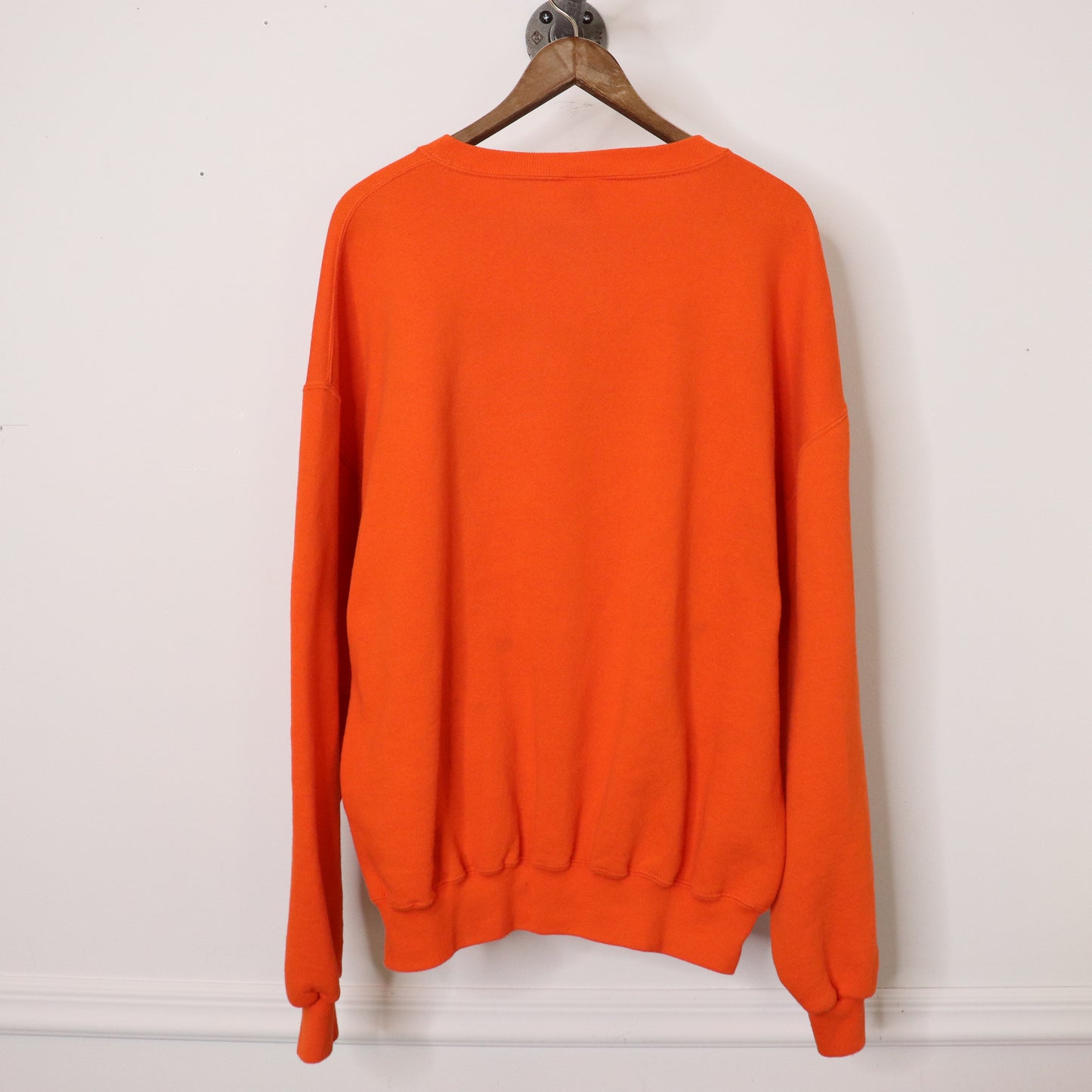 Vintage 90's Russell Athletic Orange Crewneck Sweatshirt Men's Sz XL