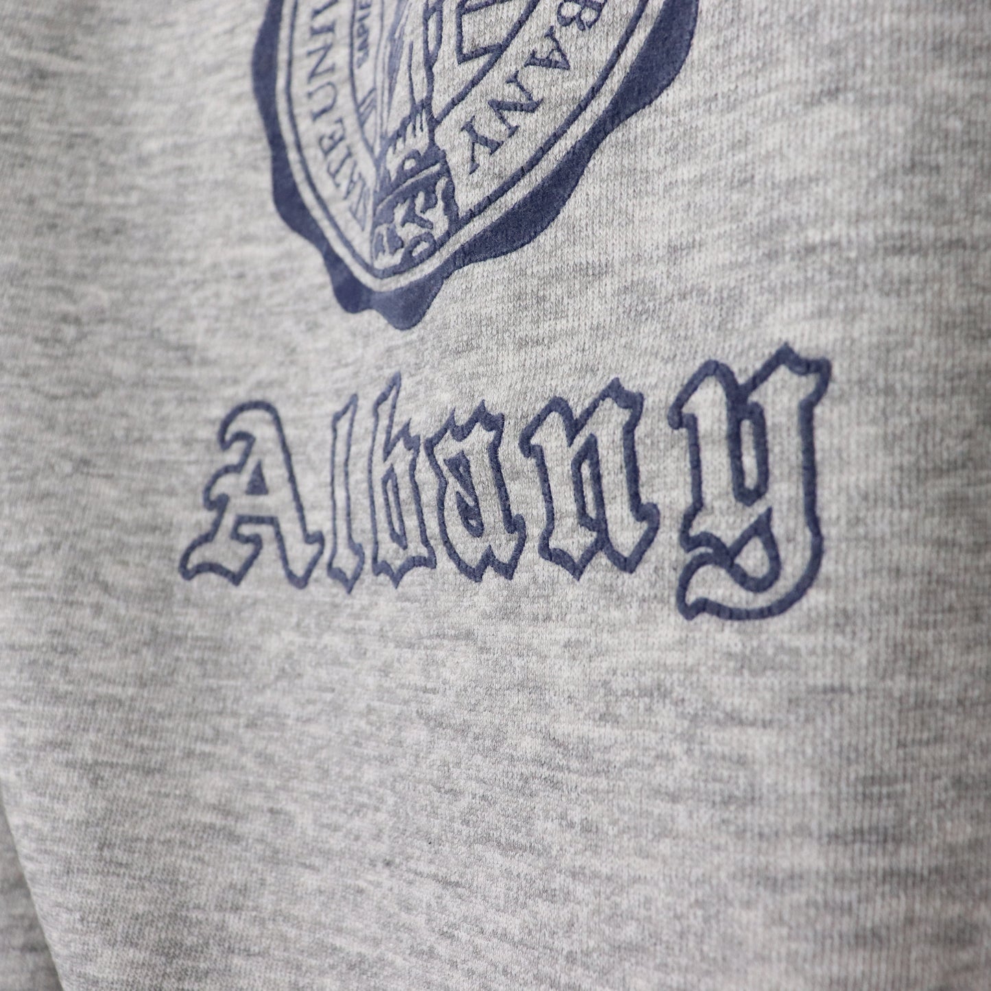 Vintage 70's NY Albany University Crest Crewneck Sweatshirt Adult Size M