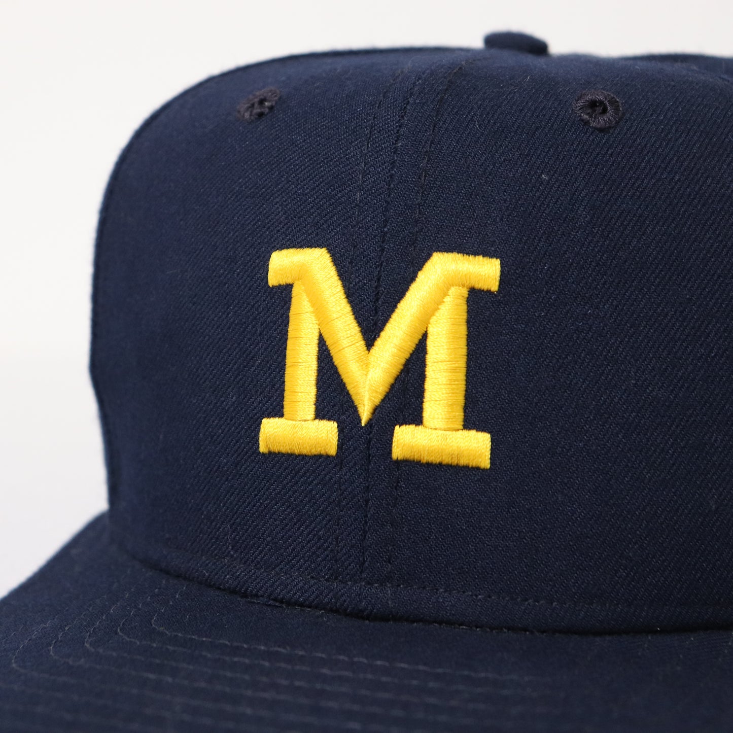 Vintage Michigan Wolverines New Era Pro Model Fitted Wool Hat 7 5/8