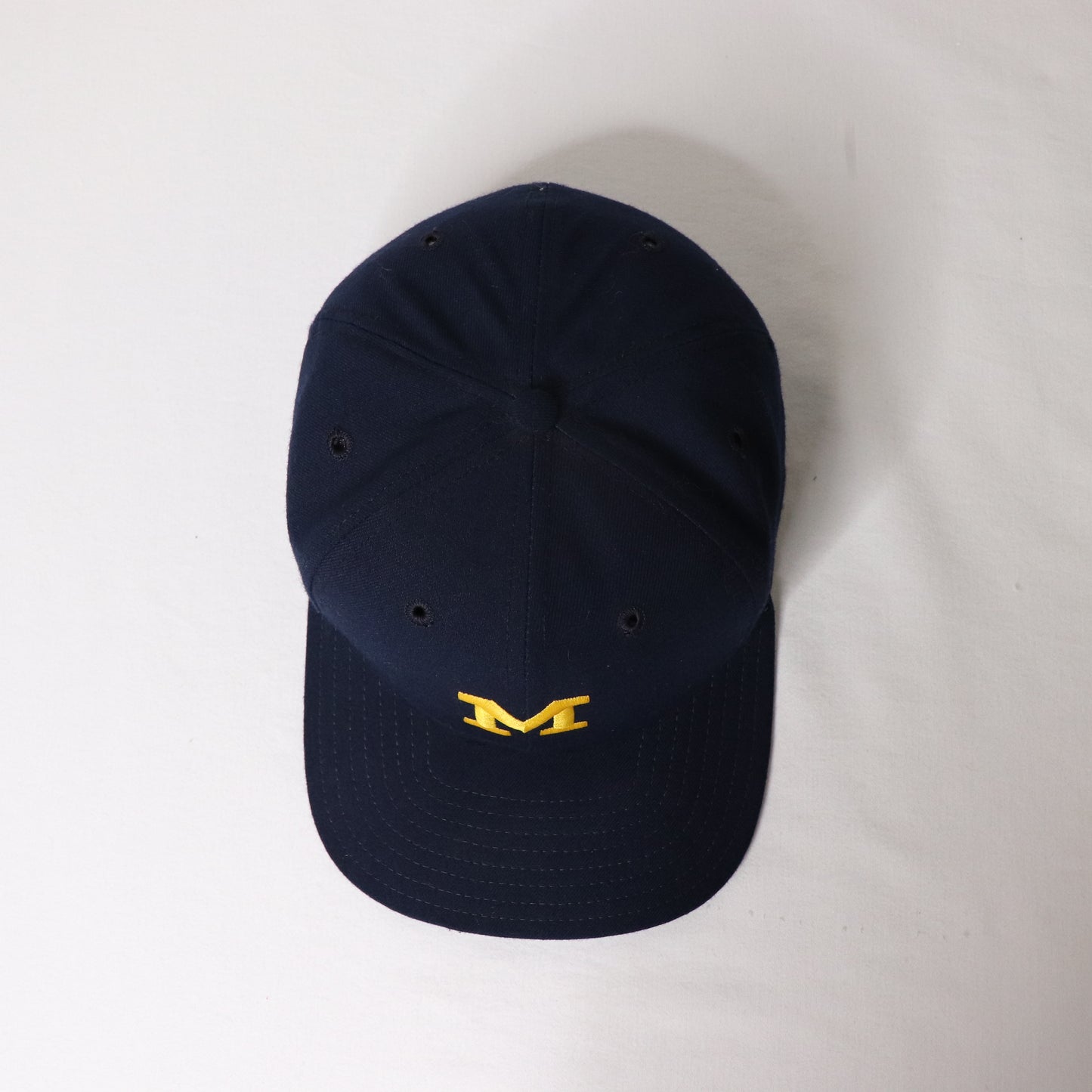 Vintage Michigan Wolverines New Era Pro Model Fitted Wool Hat 7 5/8