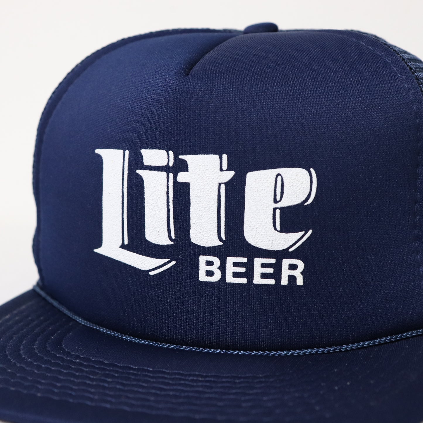 Vintage 80's Miller Lite Mesh Back Trucker Hat