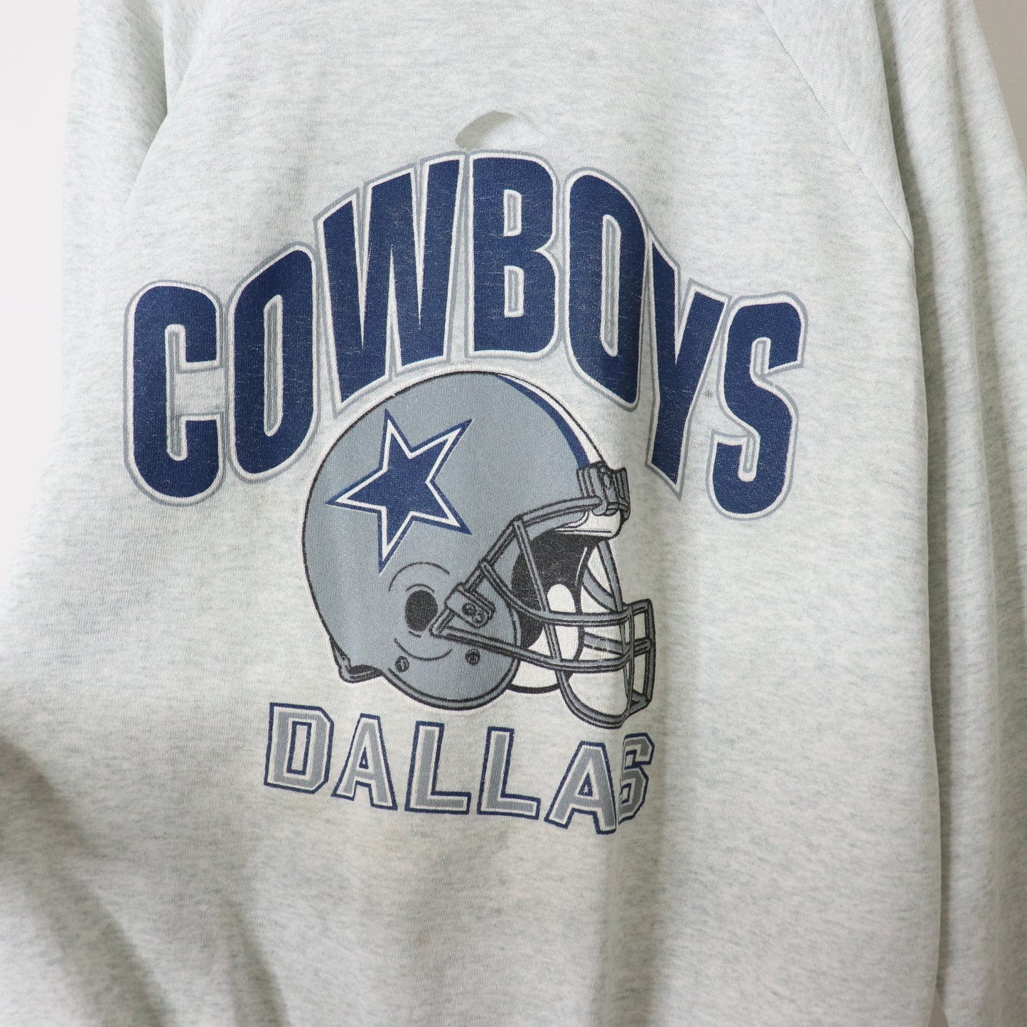 Vintage 80's Dallas Cowboys Distressed Crewneck Sweatshirt Size XL