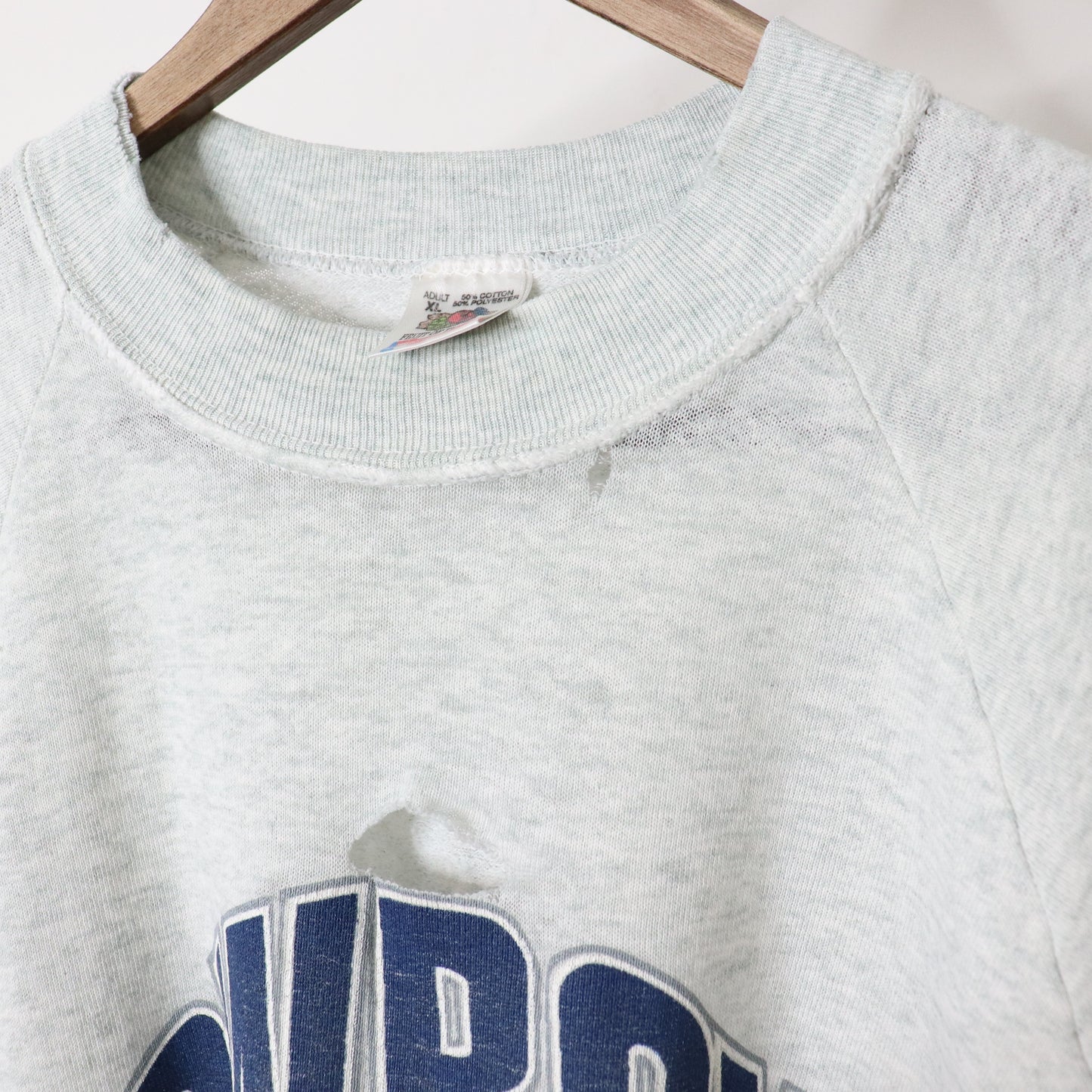 Vintage 80's Dallas Cowboys Distressed Crewneck Sweatshirt Size XL