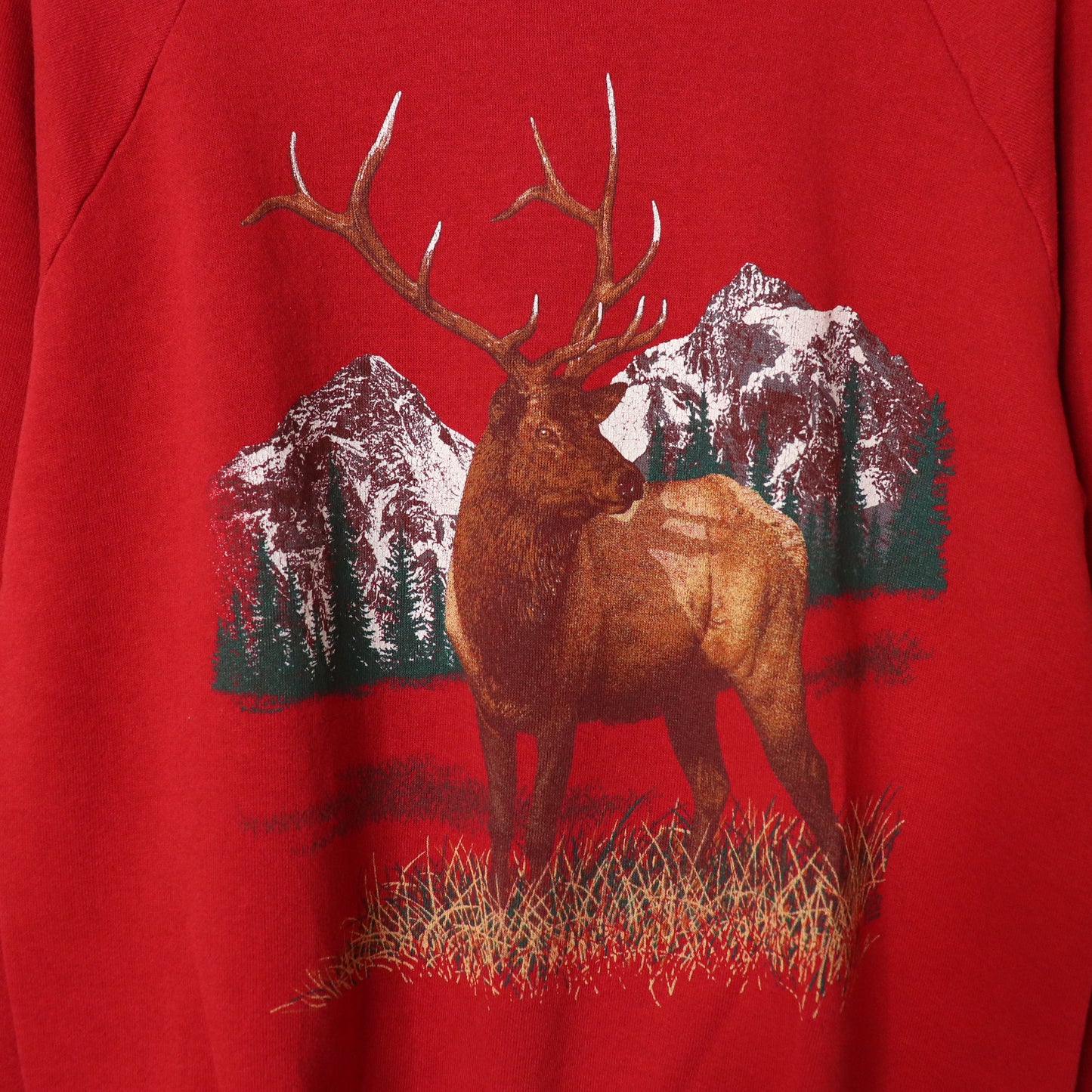 Vintage 80's Elk Wilderness Nature Crewneck Sweatshirt Men's Size M