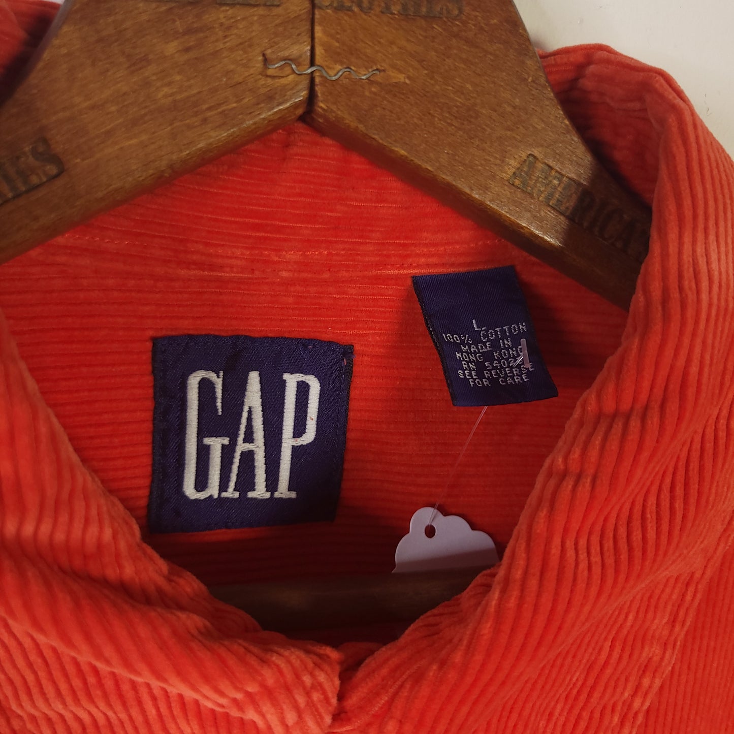 Vintage 90's GAP Corduroy Flannel Shirt Size L