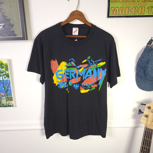 Vintage 80's Germany Destination Souvenir Tee Size L