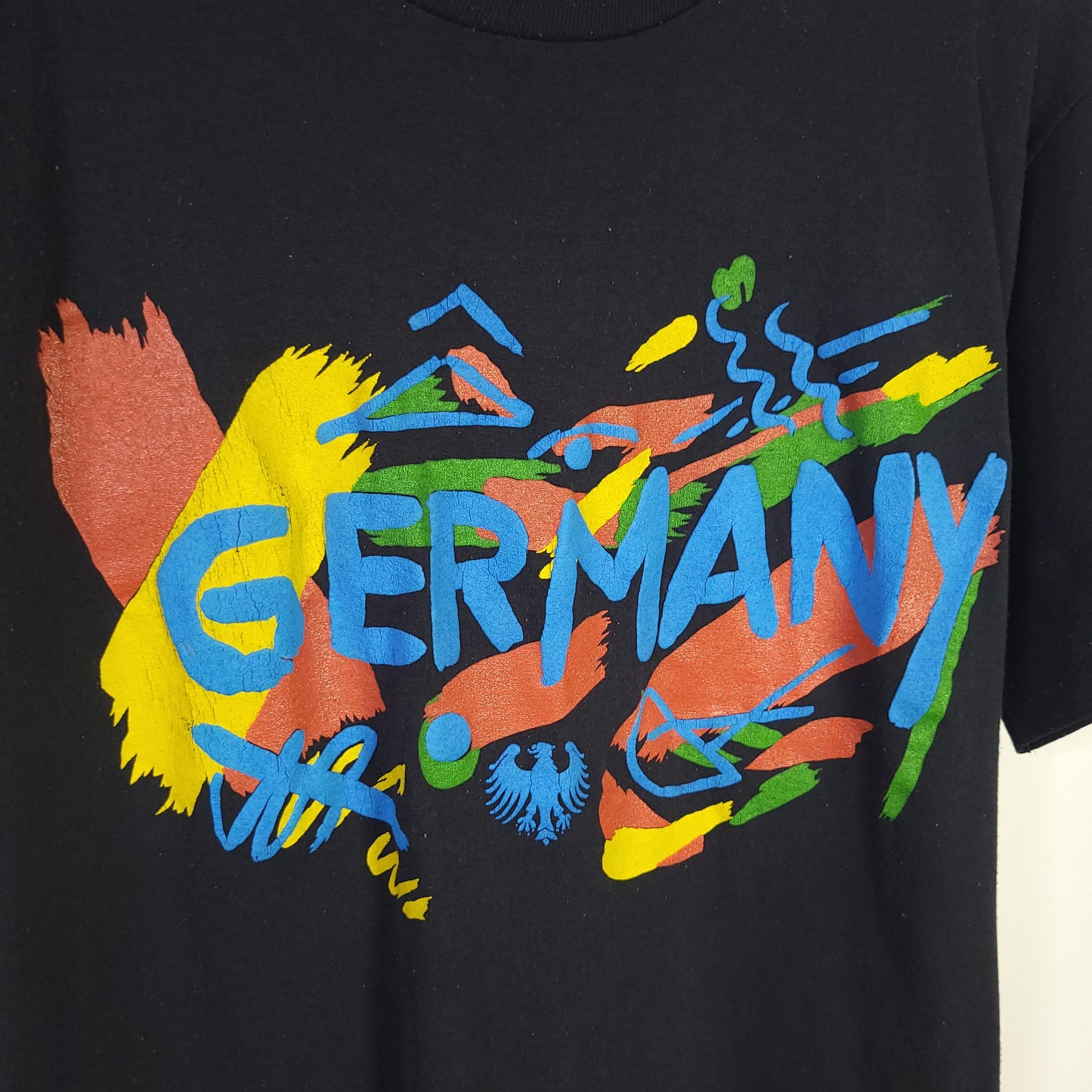 Vintage 80's Germany Destination Souvenir Tee Size L