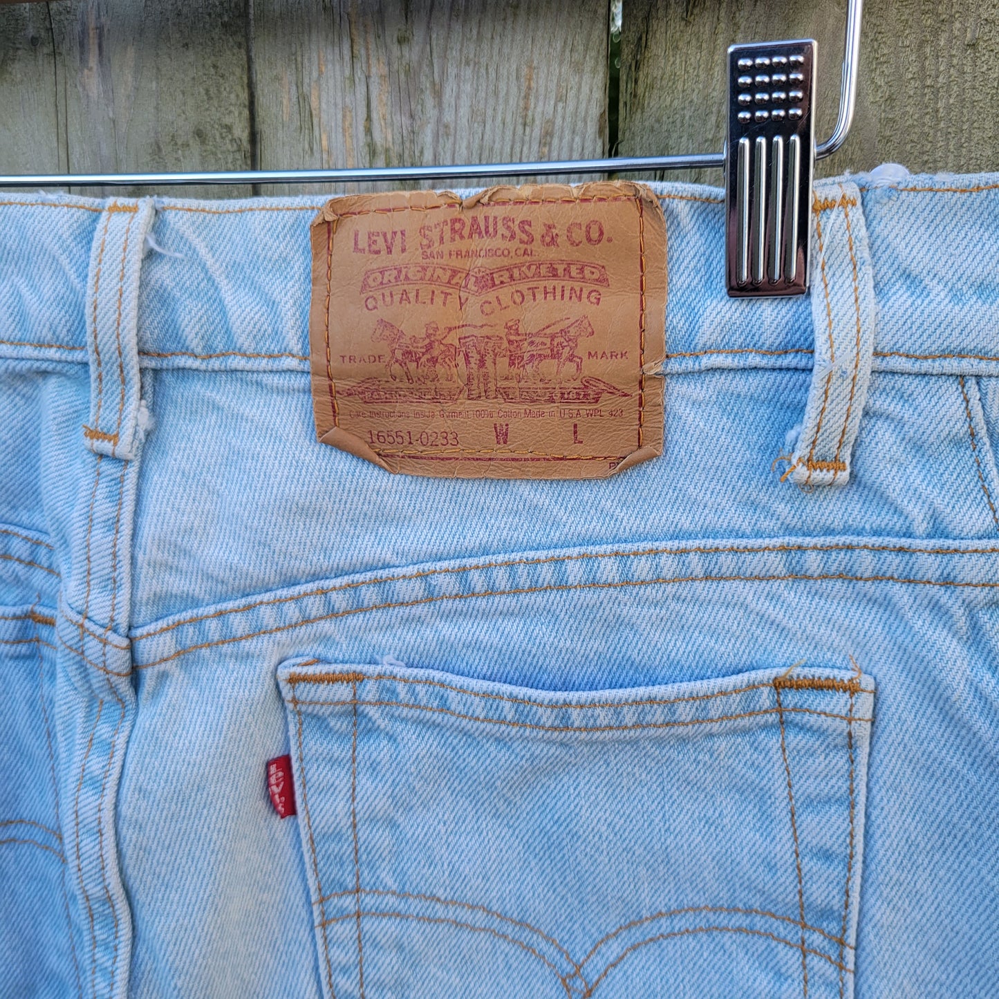 Vintage 90's Levi's Red Tab High Waisted Mom Jeans Tapered Leg Size 10 (30x30)