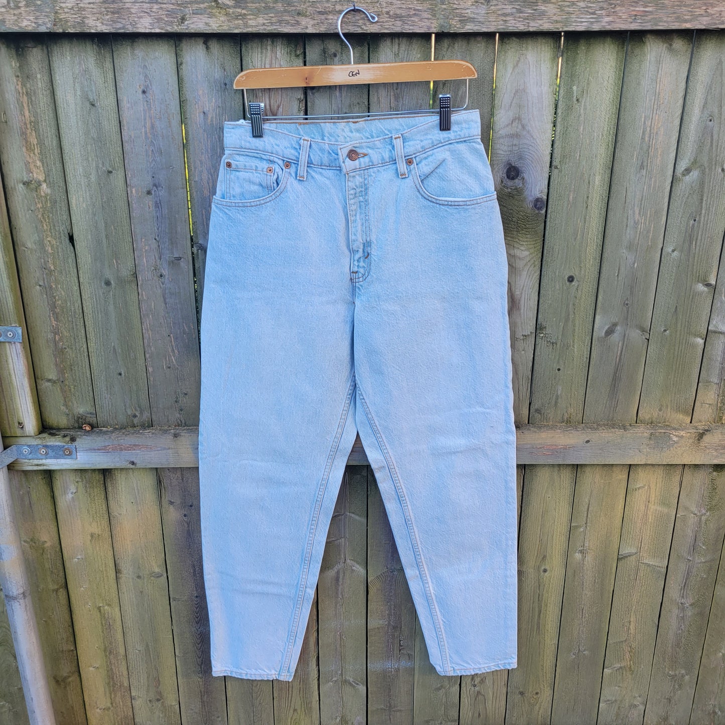 Vintage 90's Levi's Red Tab High Waisted Mom Jeans Tapered Leg Size 10 (30x30)