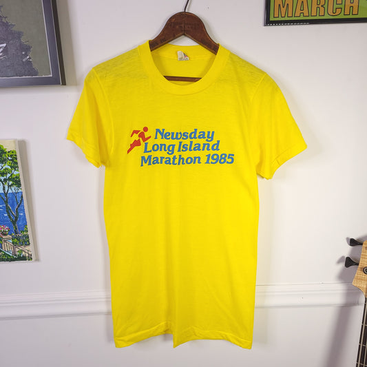 Vintage 1985 Long Island Marathon Tee Sz M