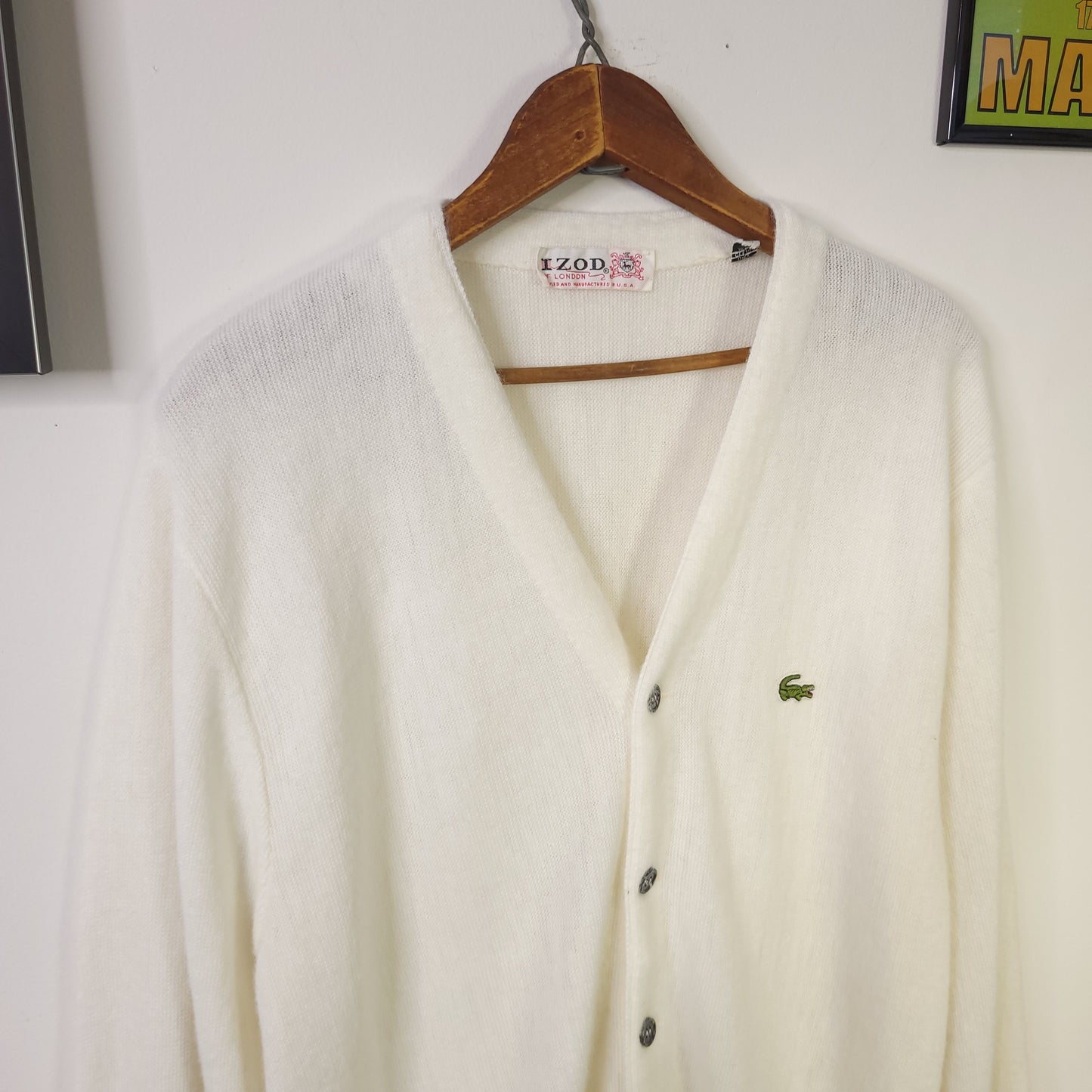 True Vintage 60's Izod Of London Cardigan Sweater Men’s Sz L