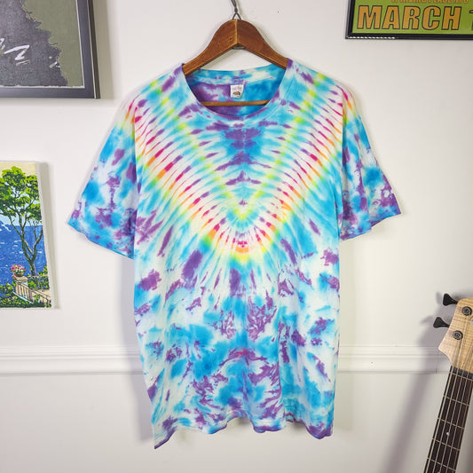 Vintage 80's Fruit of The Loom Rainbow Tie Dye Tee