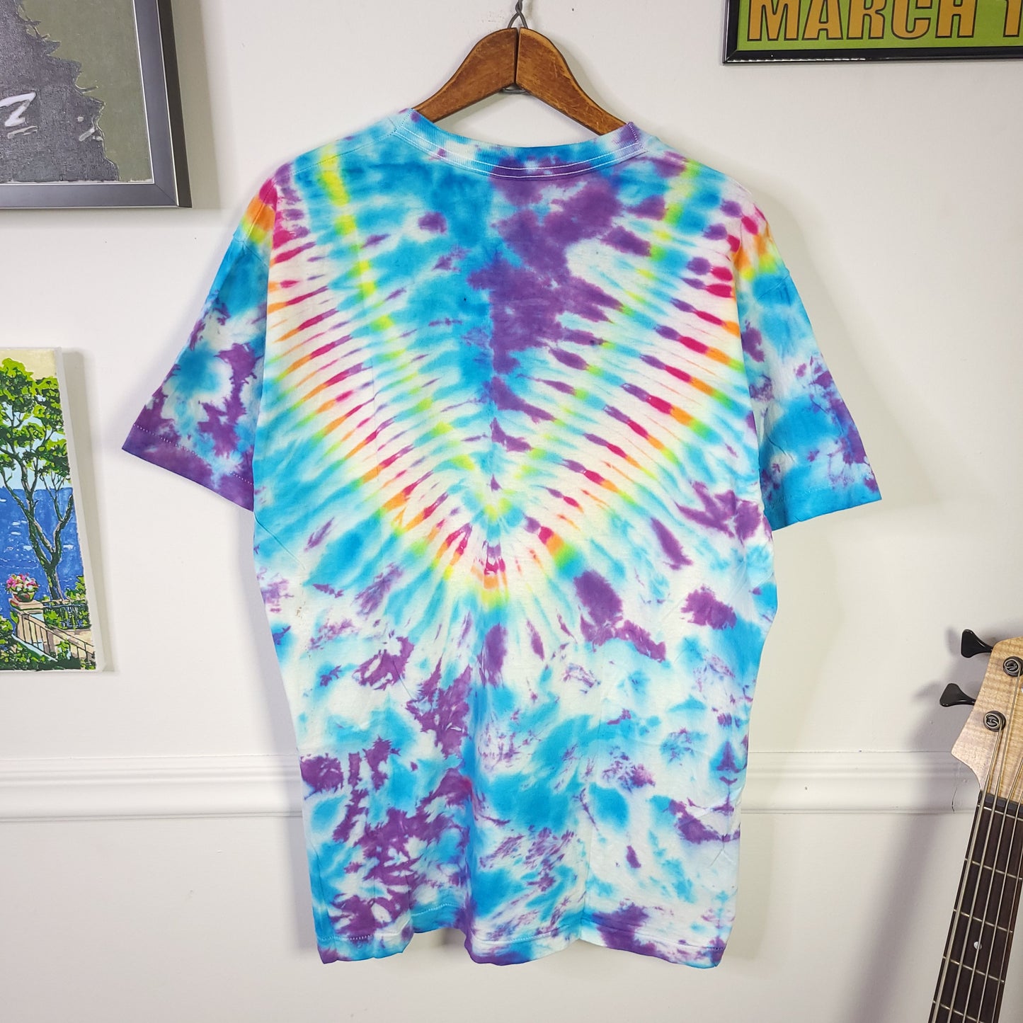 Vintage 80's Fruit of The Loom Rainbow Tie Dye Tee