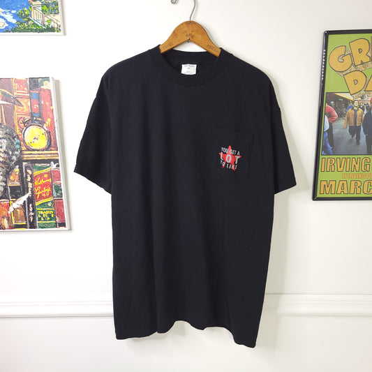 Vintage 90s Marlboro You Get A lot To Like Pocket T-Shirt Sz XL New Old Stock