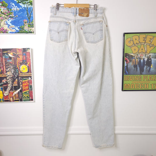 Vintage 90's Levis 560 Loose Fit Tapered Leg Sz 30x32 Light Wash