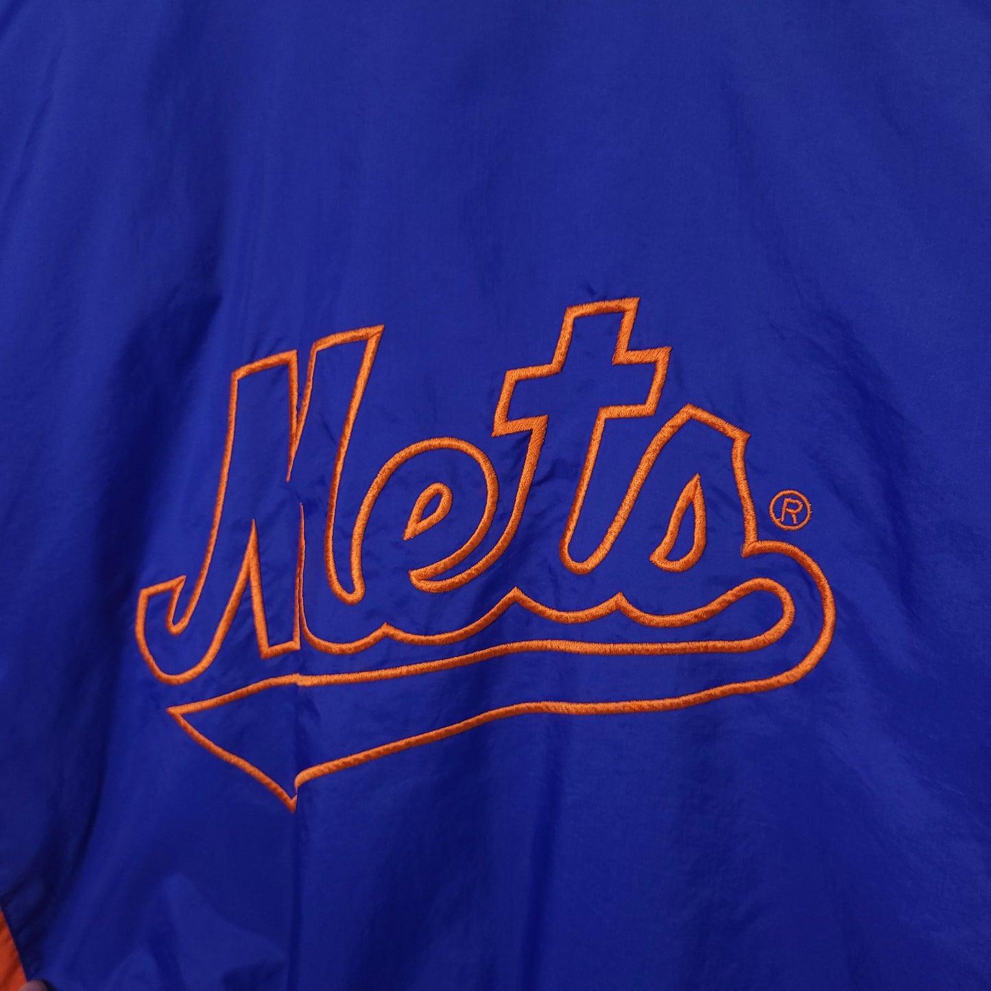 Vintage New York Mets Starter Jacket Mens Sz M Full Zip Nylon Wind Breaker