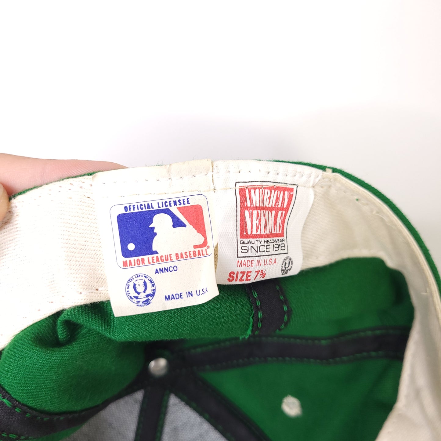 Vintage 70's Brooklyn Dodgers Fitted Wool Hat 7 5/8