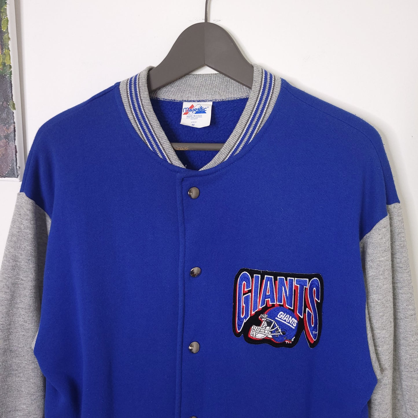 Vintage Majestic NEW YORK GIANTS Varsity Sweatshirt Men's Sz M