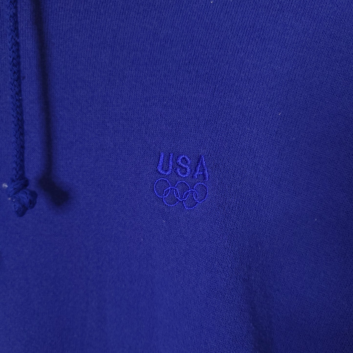 Vintage USA Olympics Blank Hoodie Sweatshirt Men's Sz 2XL