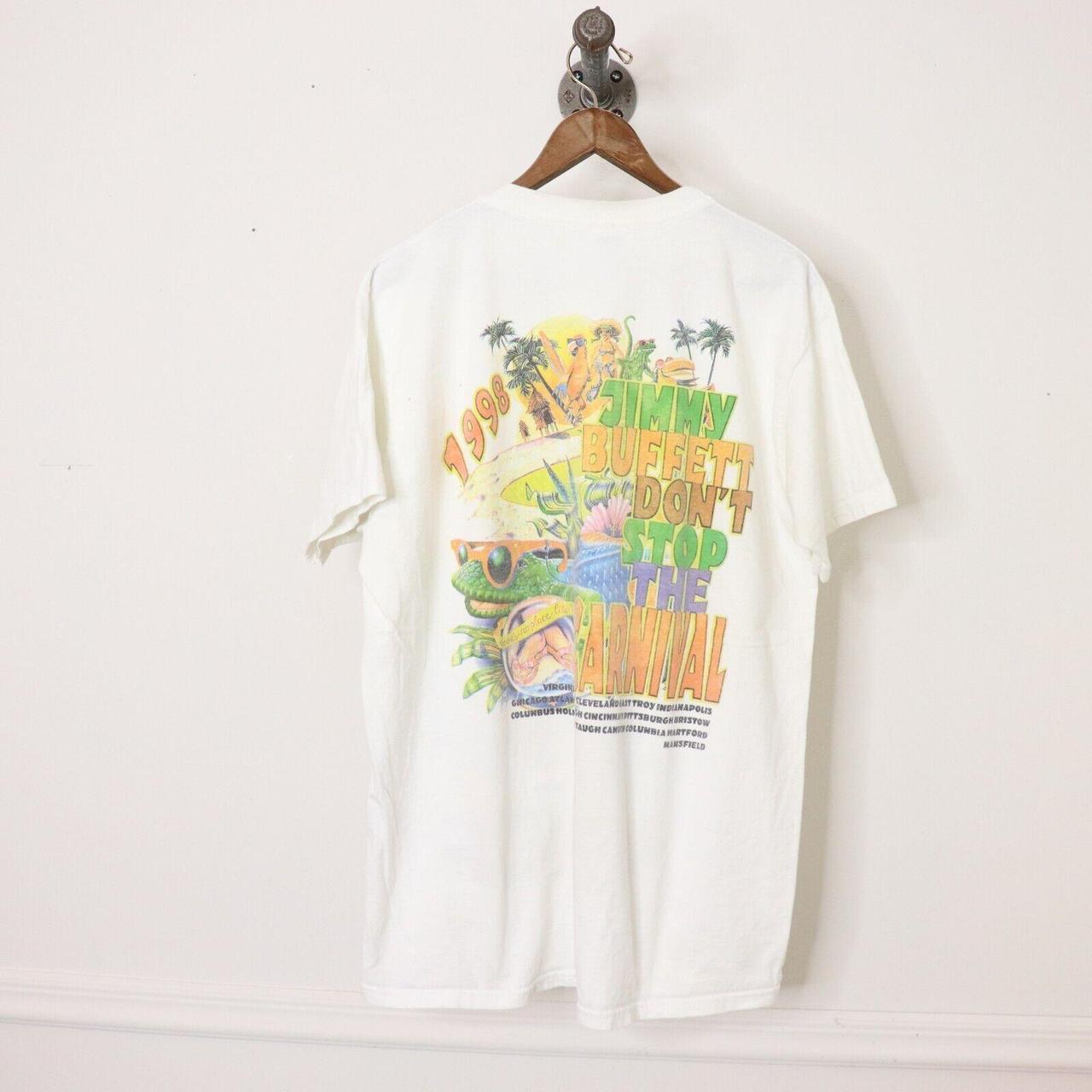 Vintage 90's Jimmy Buffet Parrot Party Double Sided T-Shirt Men's Sz XL