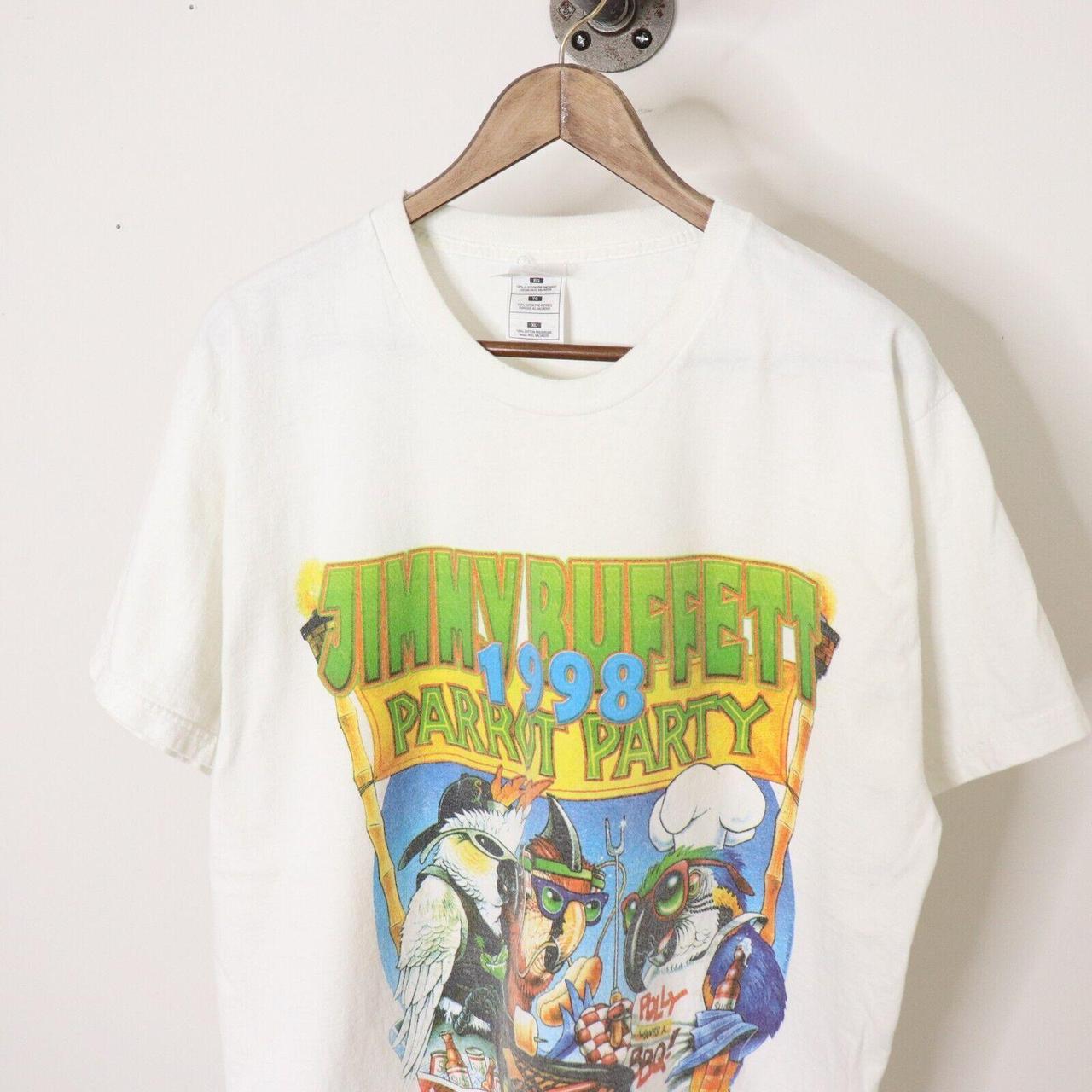 Vintage 90's Jimmy Buffet Parrot Party Double Sided T-Shirt Men's Sz XL