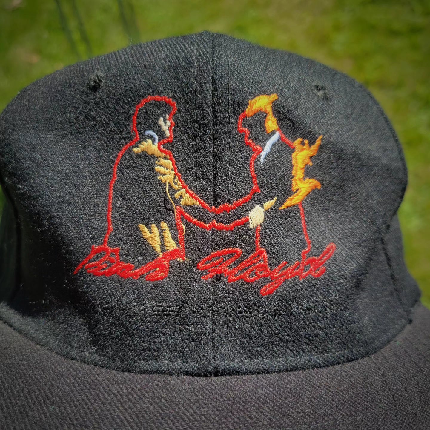 Vintage Pink Floyd Wish You Were Here Snapback Hat New Old Stock