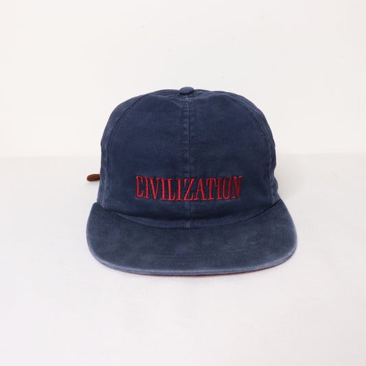 Vintage 90's Civilization "The Cultural Search Engine" Quote Hat