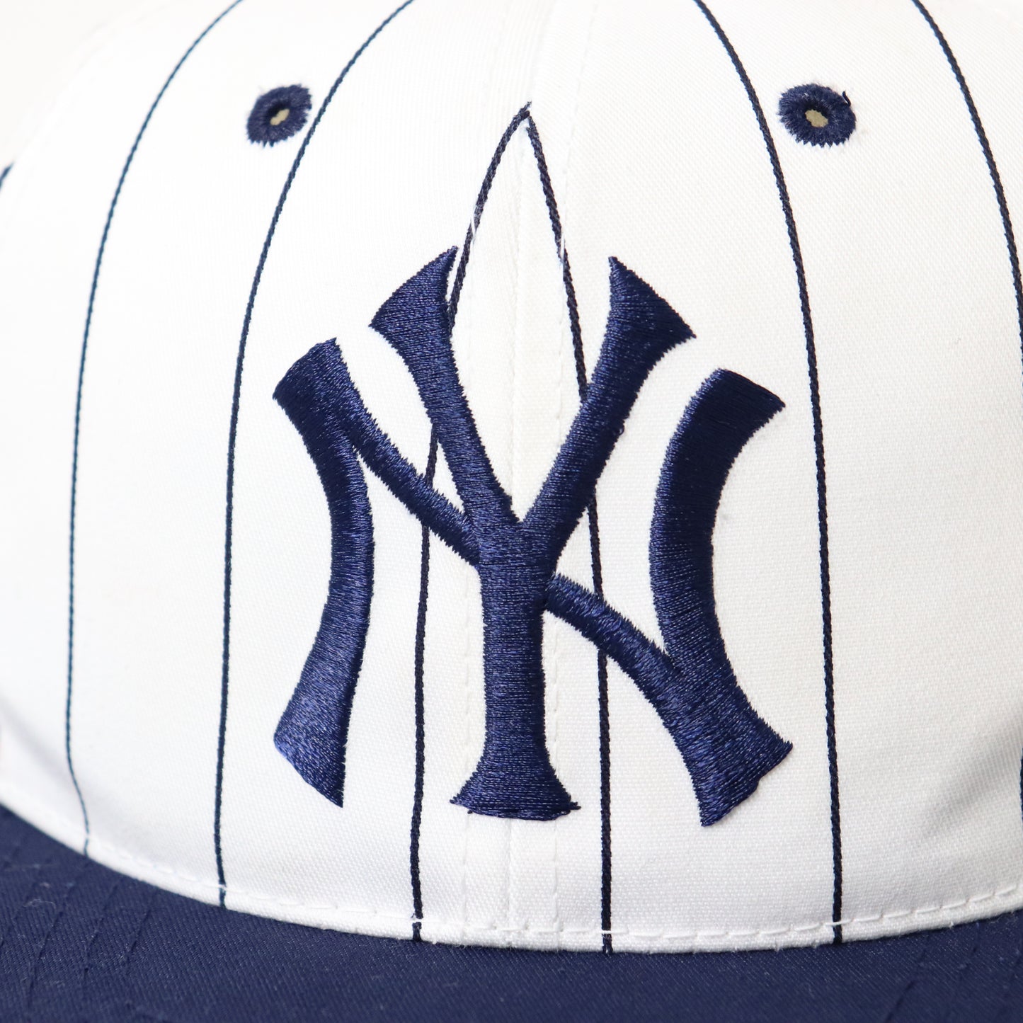 Vintage 90's New York Yankees Pinstripe Snapback Hat