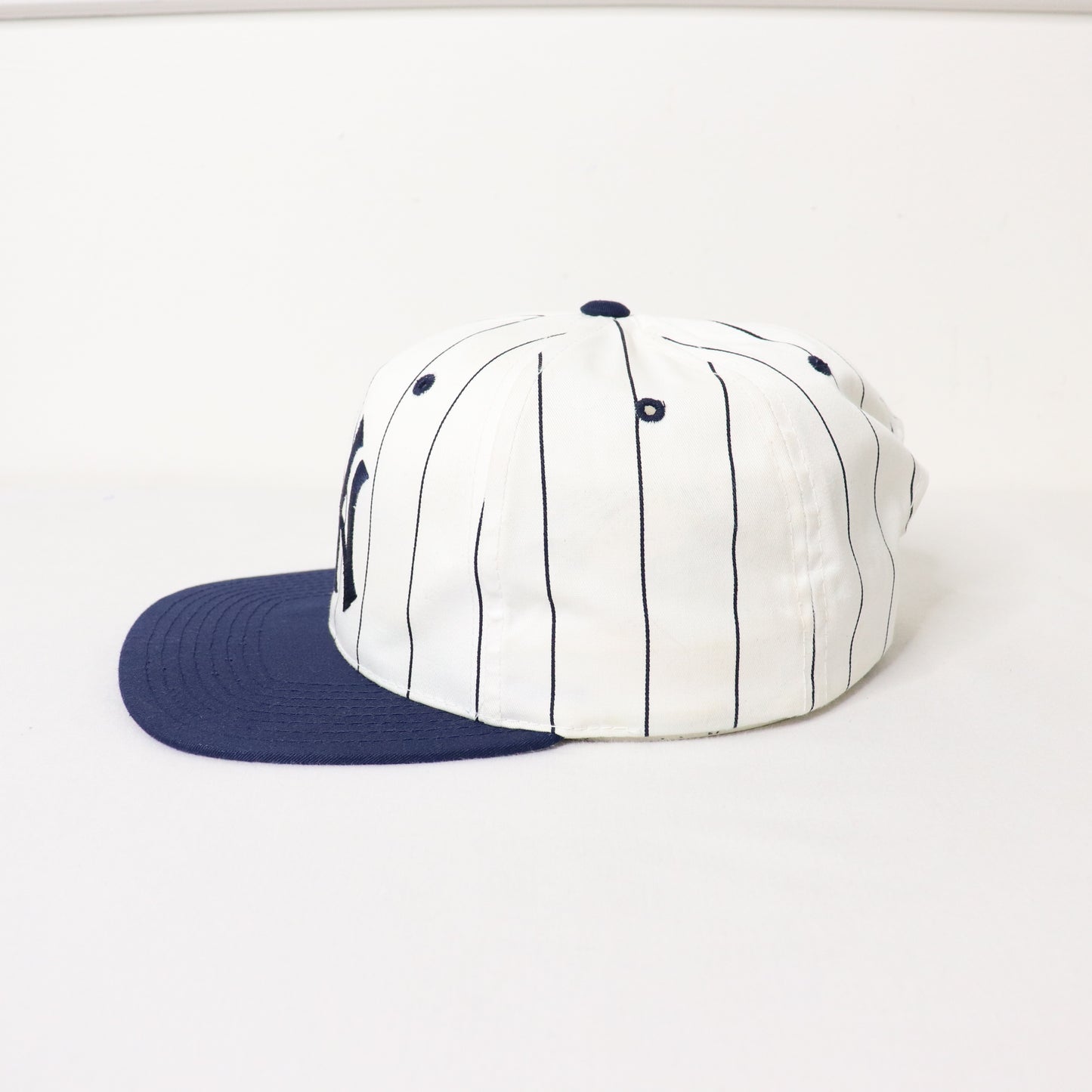Vintage 90's New York Yankees Pinstripe Snapback Hat