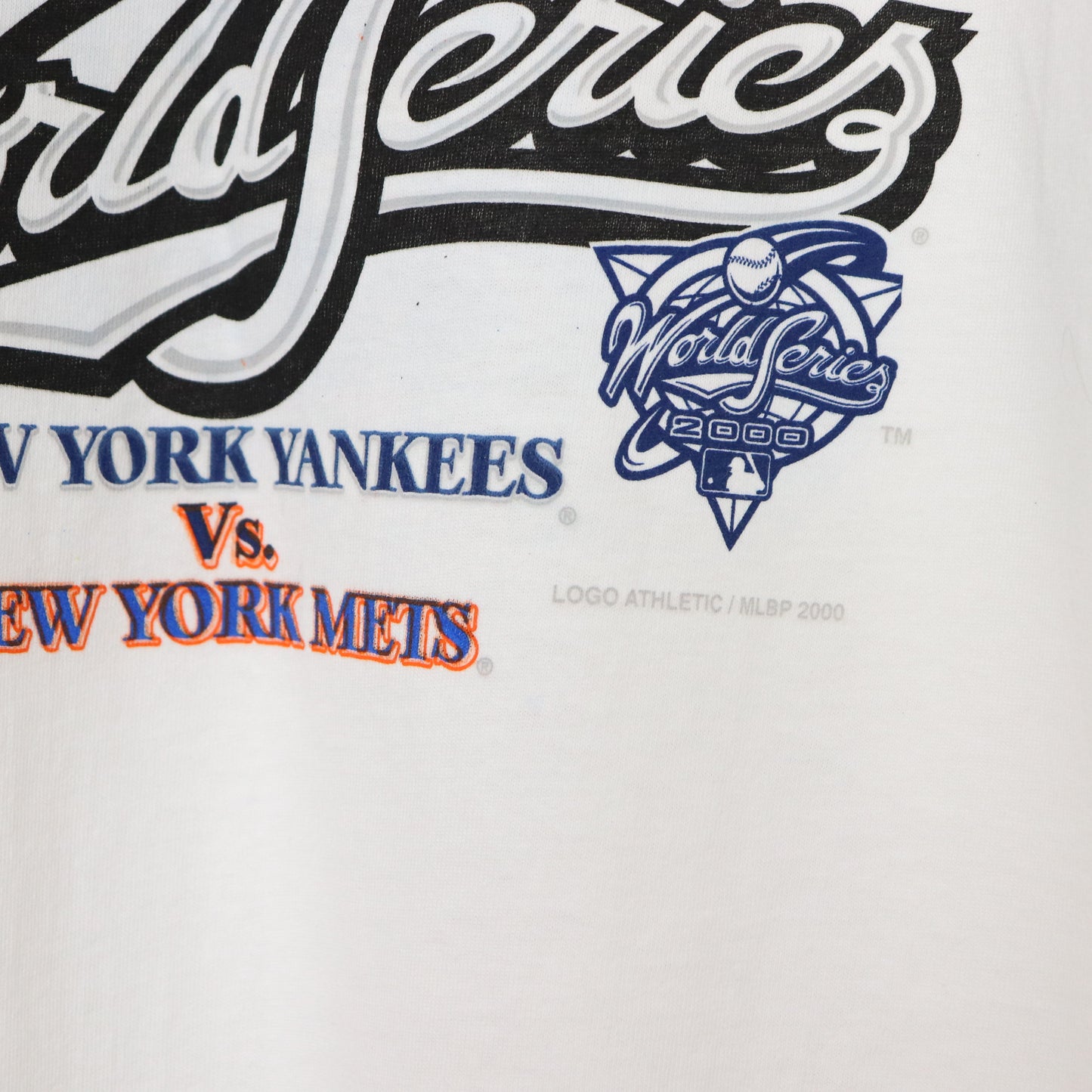 Vintage Subway Series 2000 NY Mets Vs. Yankees Long Sleeve T-Shirt Men's Sz L NEW