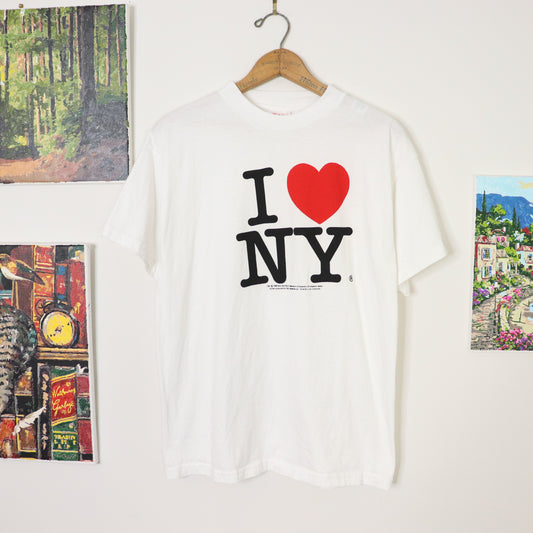 Vintage 1996 I Love NY New York City Tourist T-Shirt Size M Deadstock