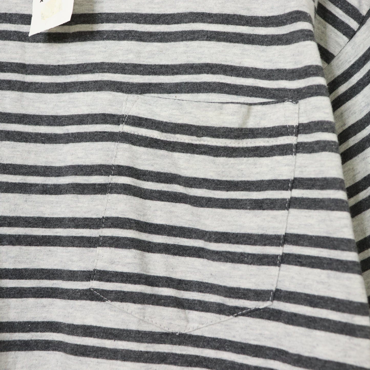 Vintage 90's GAP Gray Striped Pocket T-Shirt Men's Sz XL New Old Stock