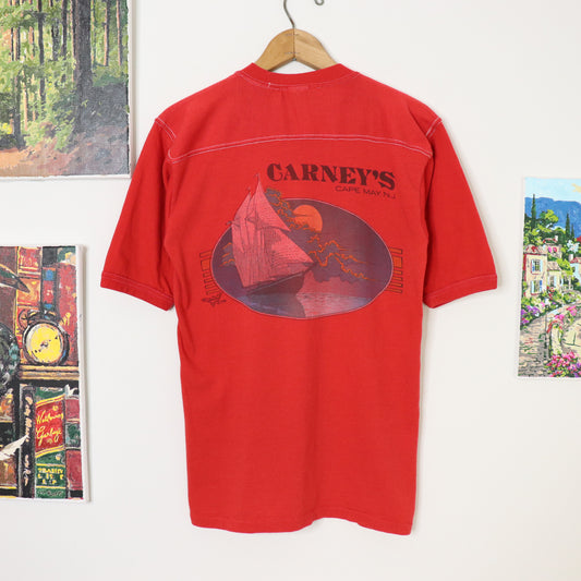 Vintage 80's Carney's Cape May New Jersey Tourist T-Shirt Men's Sz M