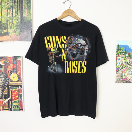 Vintage 1987 GUNS N ROSES Appetite for Destruction Banned T-Shirt Sz XL