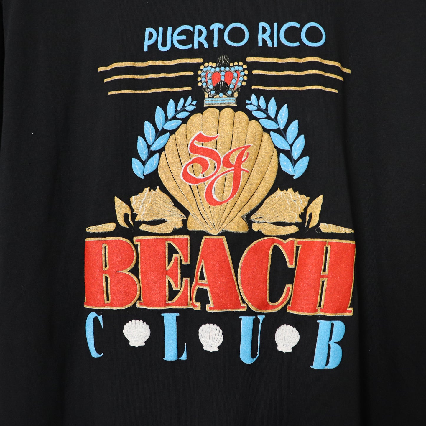 Vintage 80's Puerto Rico Beach Club Tourist T-Shirt Men's Sz XL