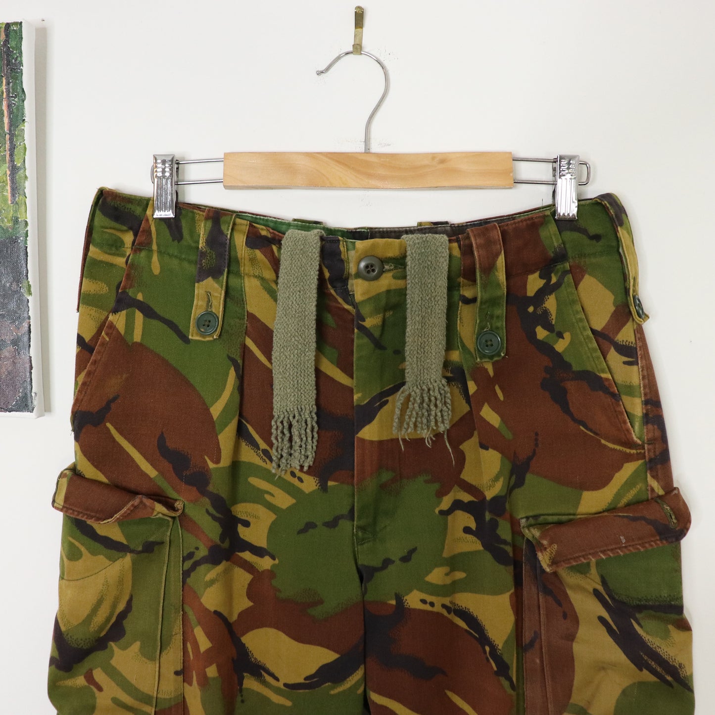 Vintage 90's DPM Tropical Camo Military Cargo Trousers Men's Size 32x27