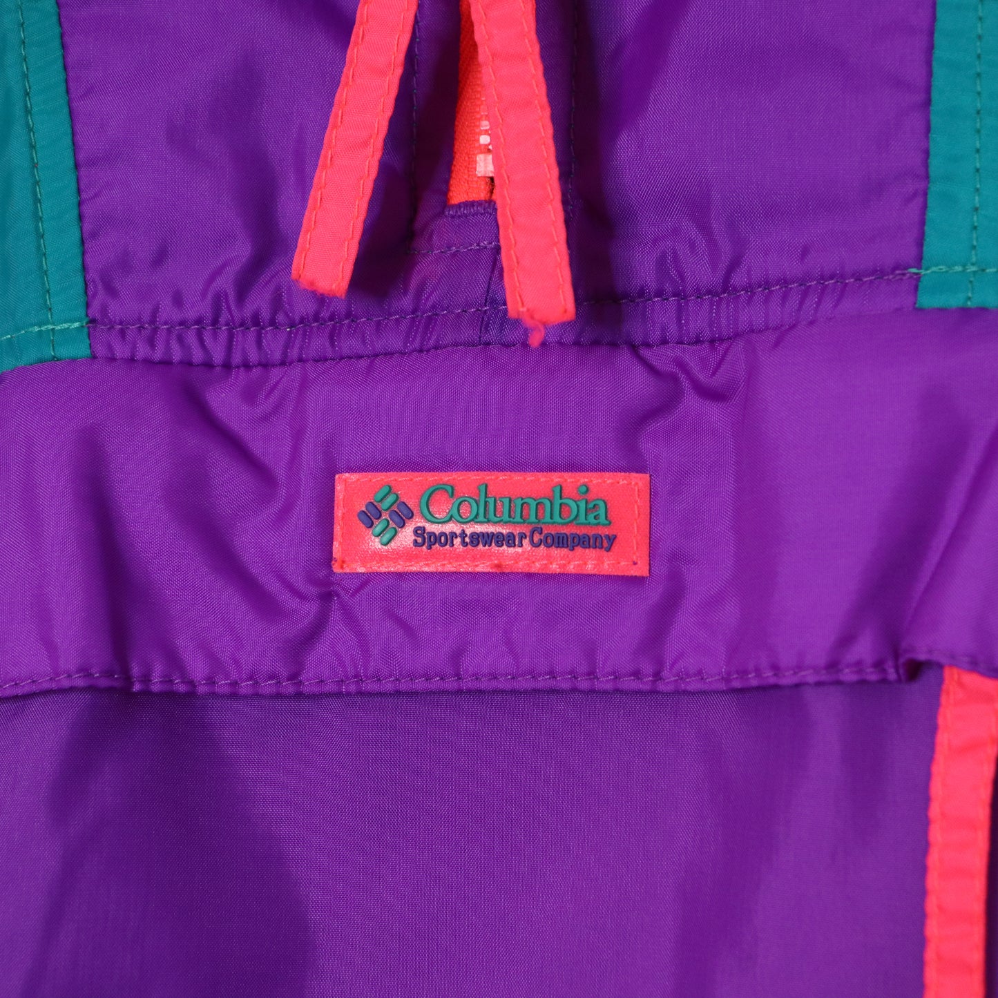 Vintage 90's Columbia Aquaberry Windbreaker Jacket Women's Size Large