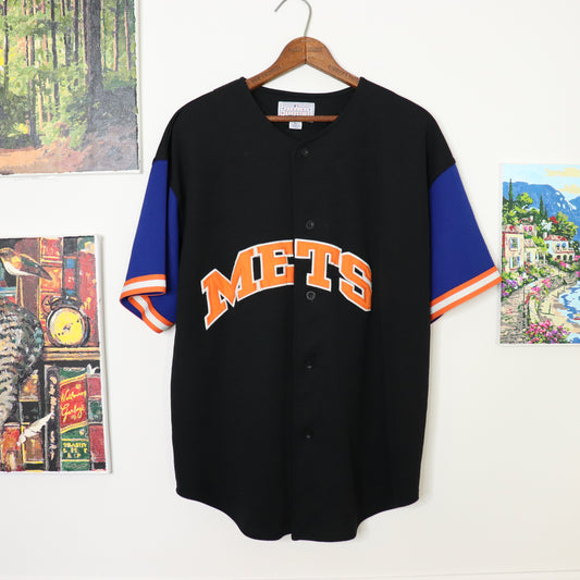 Vintage 90's Starter New York Mets Stitched Baseball Jersey Shirt Men's Sz Large