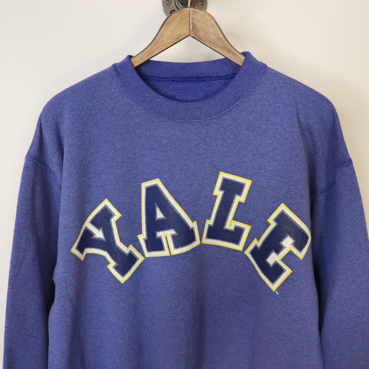 Vintage 90's Yale University Faded Crewneck Sweatshirt Men's Size L