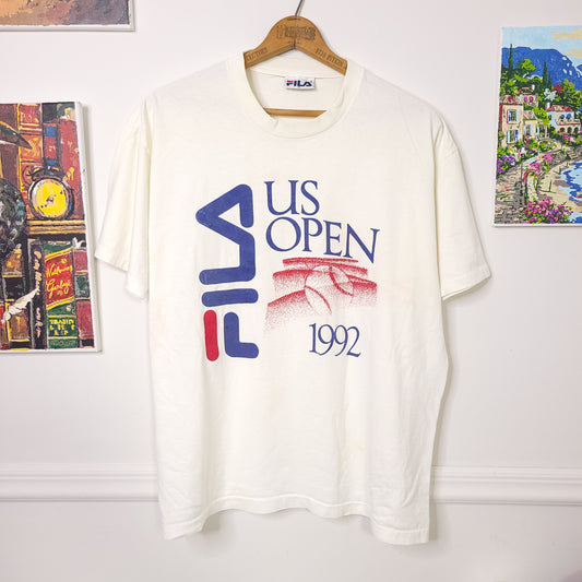 Vintage 1992 US Open Tennis New York Single Stitch Tee Sz XL