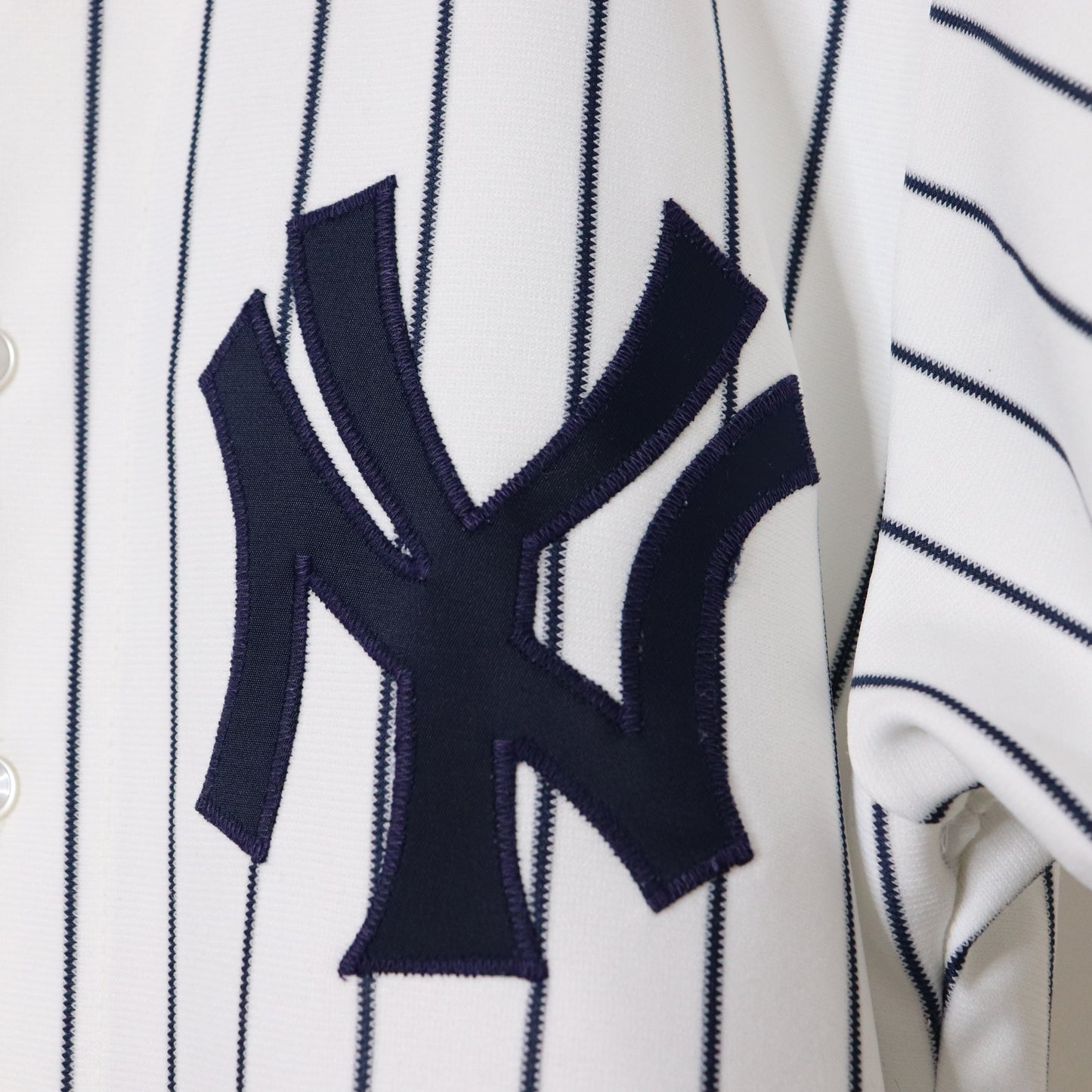Vintage 80's Mickey Mantle #7 NY Yankees Pinstripe Baseball Jersey Sz 44 - Large