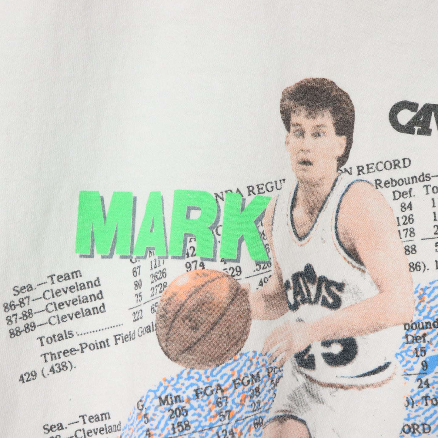 Vintage 90's Salem Cleveland Cavaliers NBA Mark Price T-Shirt Size L