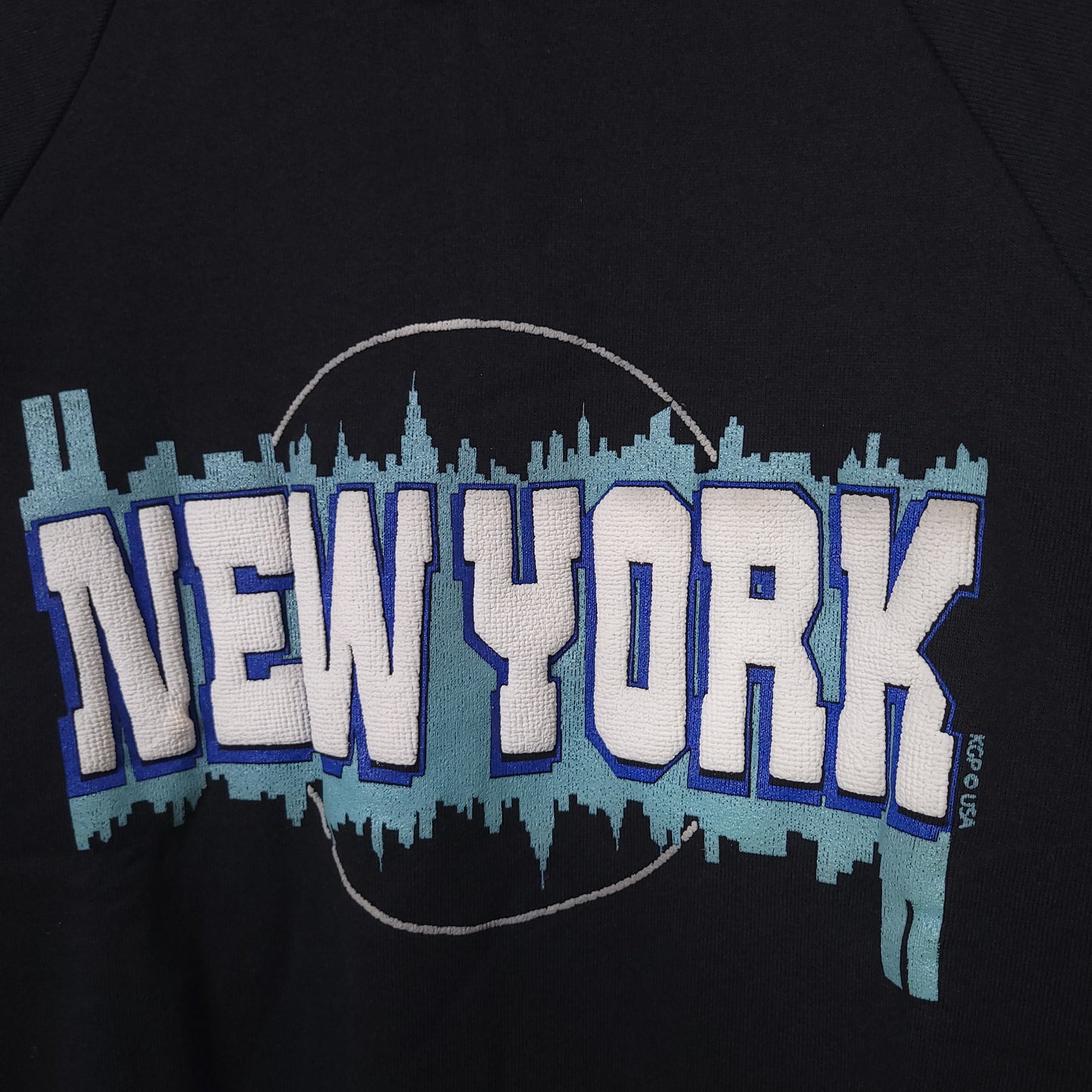 Vintage 90 New York City Sweatshirt Men's Sz XL Puff Print