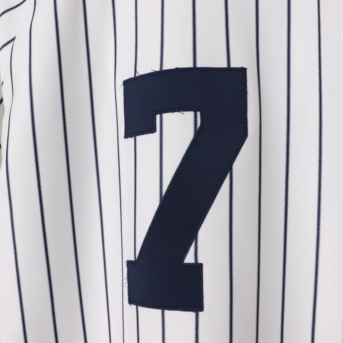 Vintage 80's Mickey Mantle #7 NY Yankees Pinstripe Baseball Jersey Sz 44 - Large