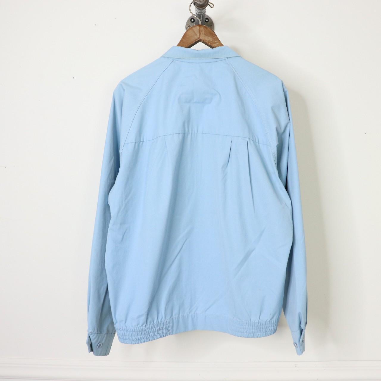 Vintage 1950's London Fog Maincoat Gabardine Ricky Jacket Pastel Blue Men's Size M