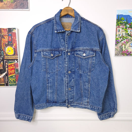 Vintage 90's GAP Denim Trucker Jean Jacket Size M