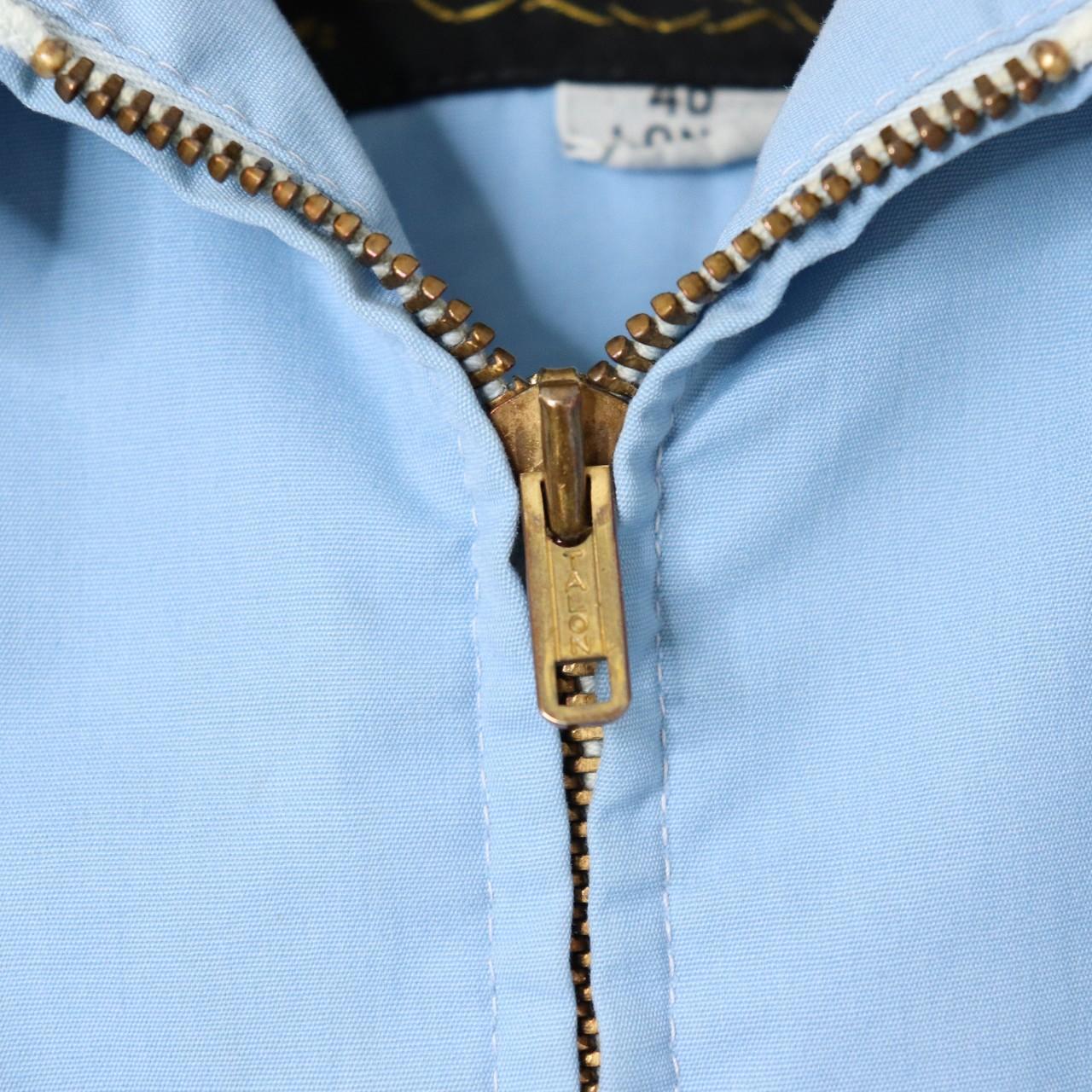Vintage 1950's London Fog Maincoat Gabardine Ricky Jacket Pastel Blue Men's Size M