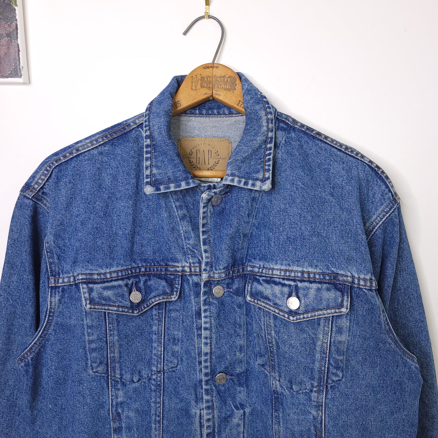 Vintage 90's GAP Denim Trucker Jean Jacket Size M